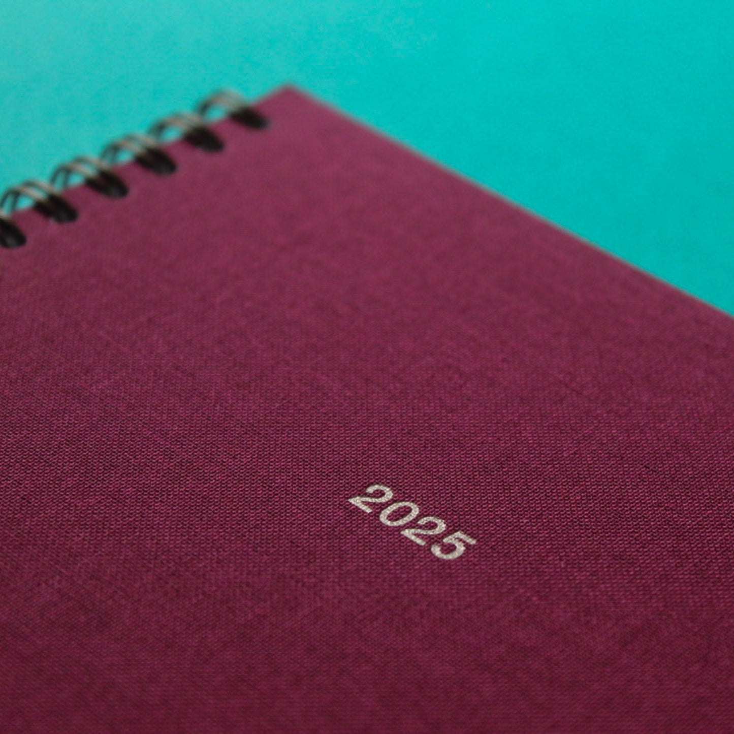 dark red 2025 Papersmiths planner