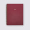 2025 Weekly A5 Diary - Mulberry Red