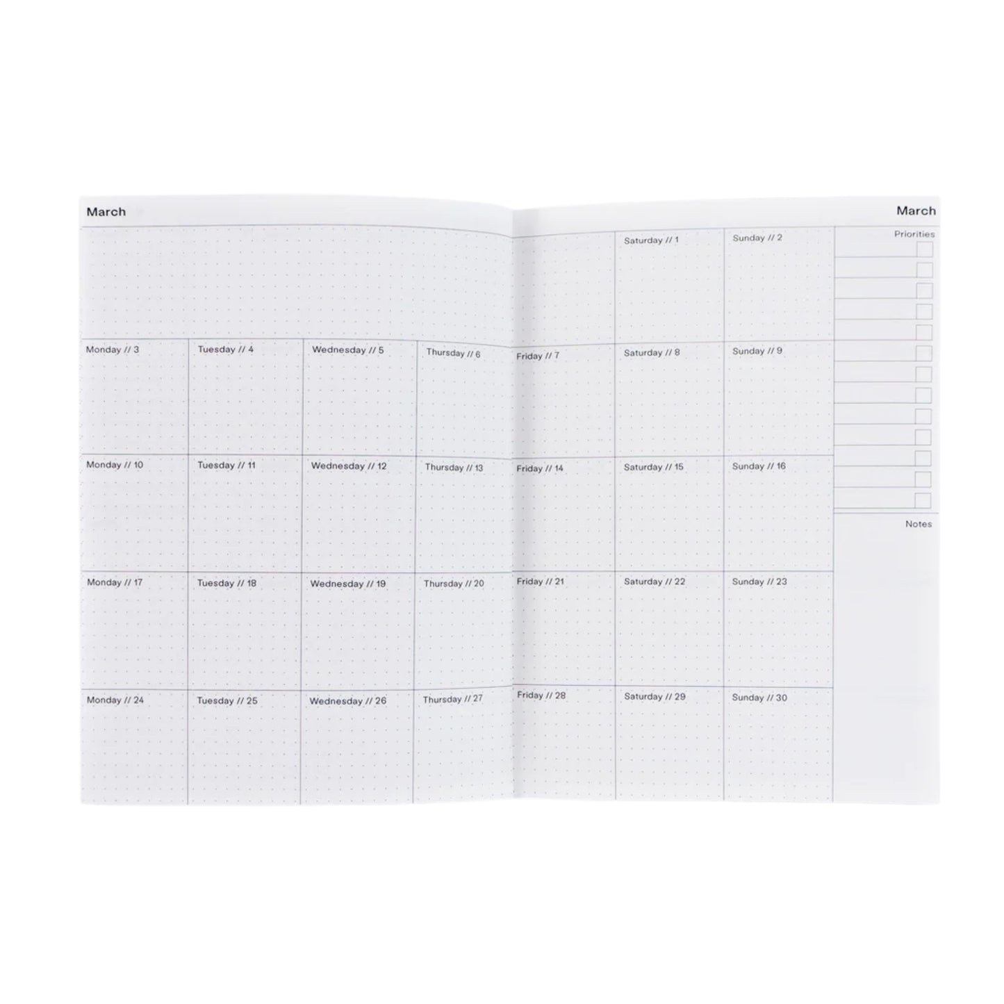 planner for weekly planner Completist