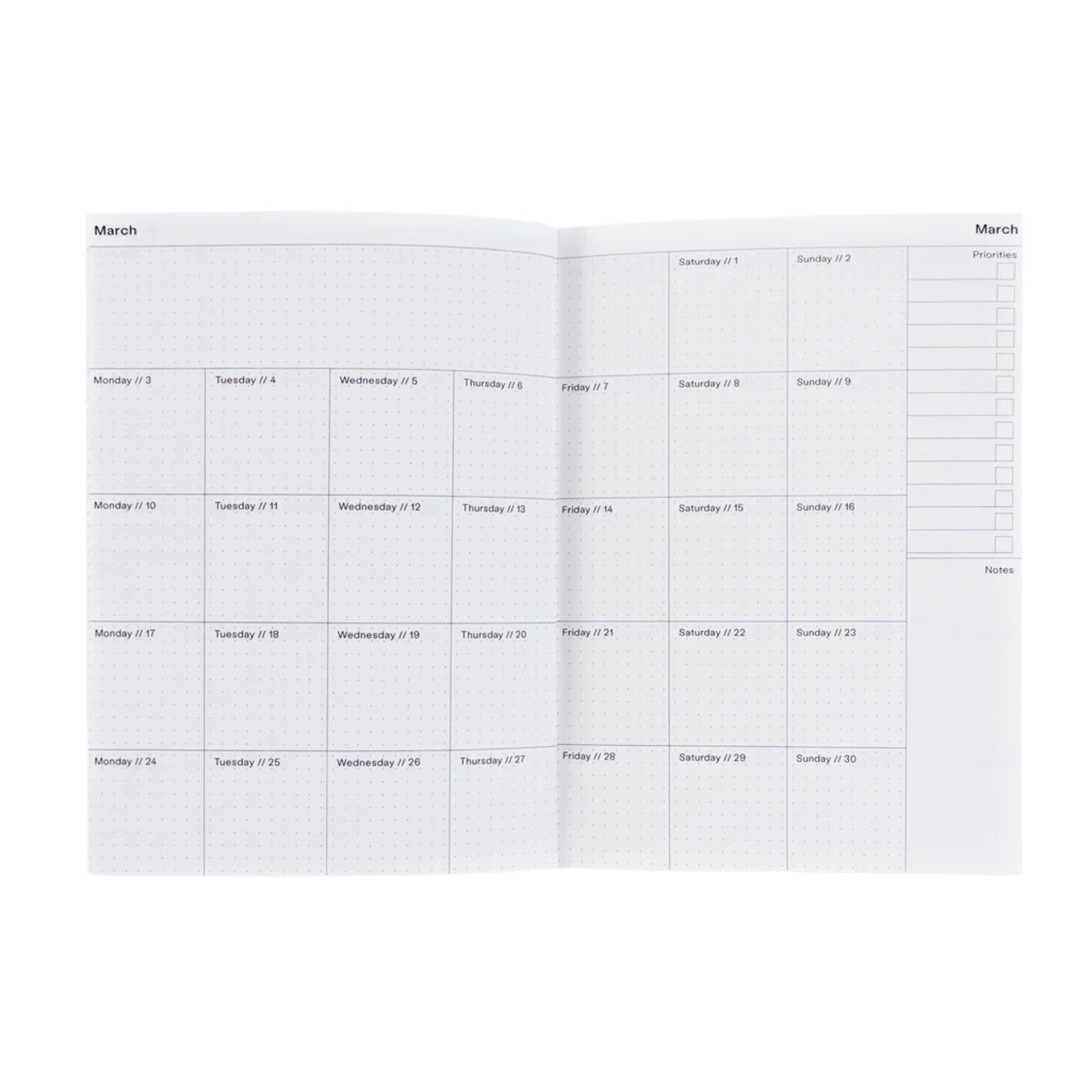 planner for weekly planner Completist