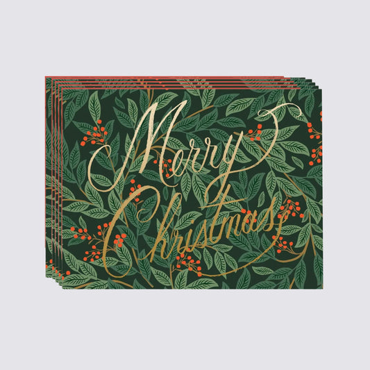 Merry Christmas willowberry card set