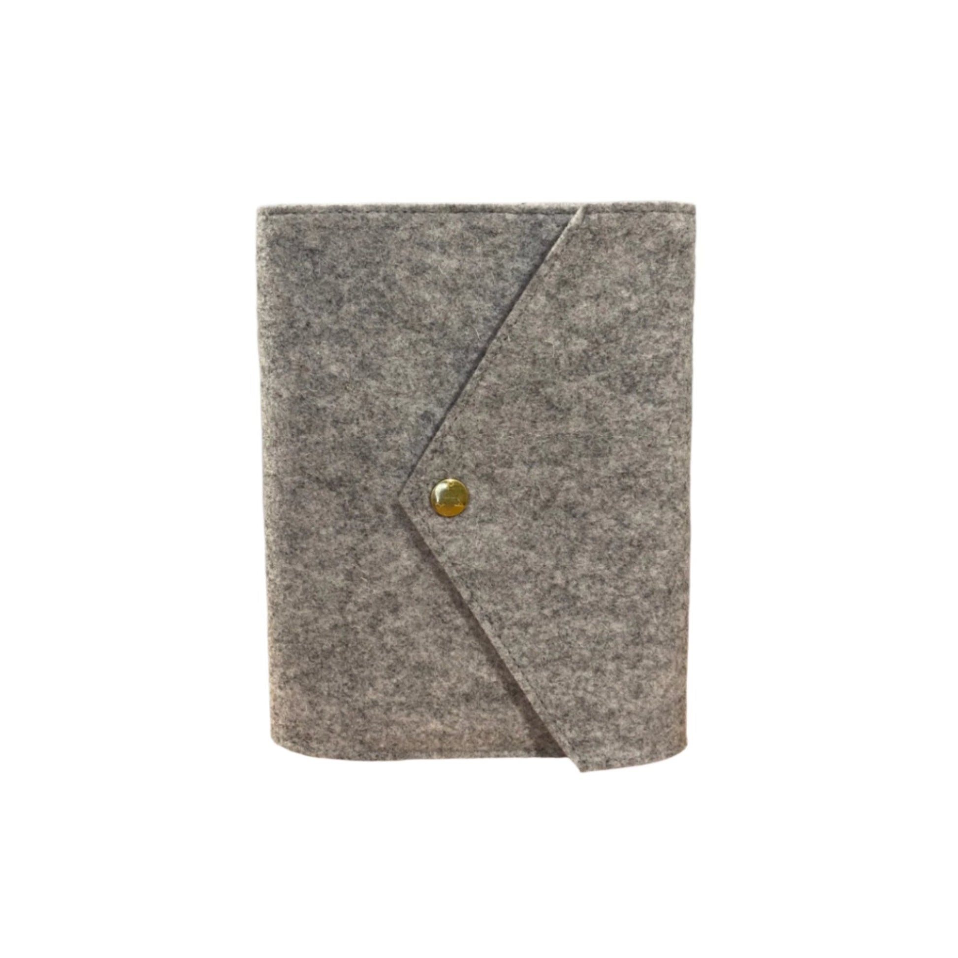 Woolen Notebook Case - Light Grey