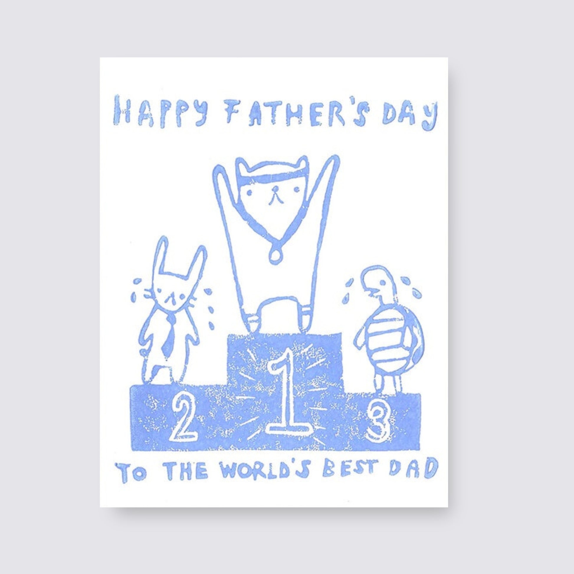 World best dad card