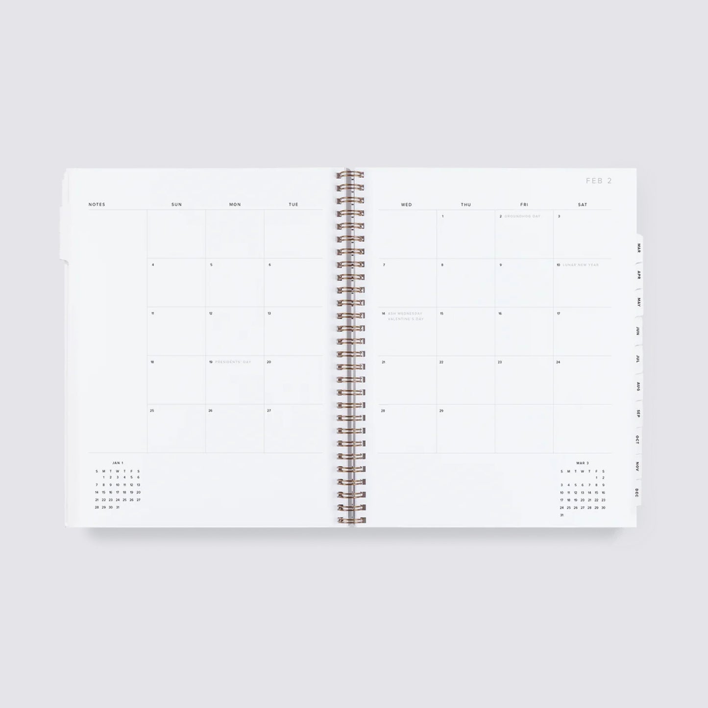 yearly dated Appointed planner