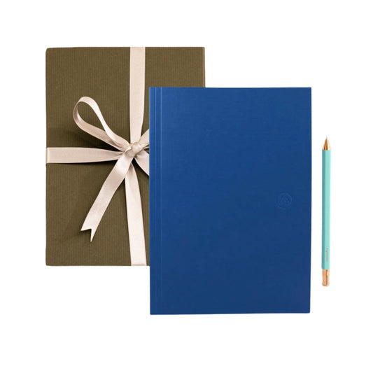 blue stationery set