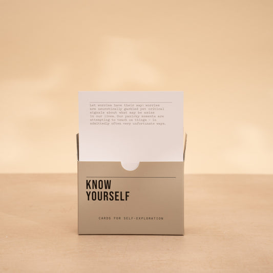 Know Yourself Prompt Cards