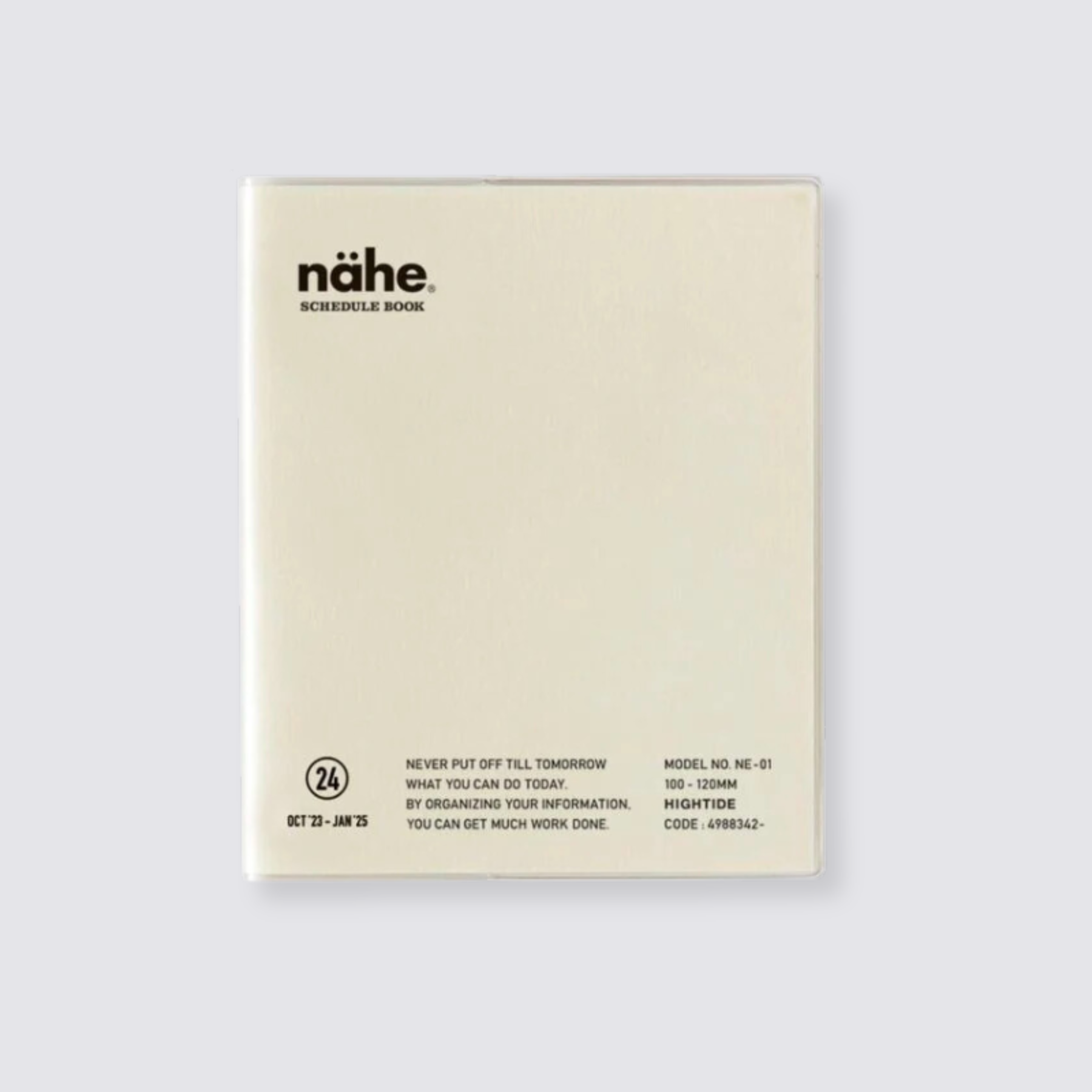 Nahe Ivory pocket planner 2024