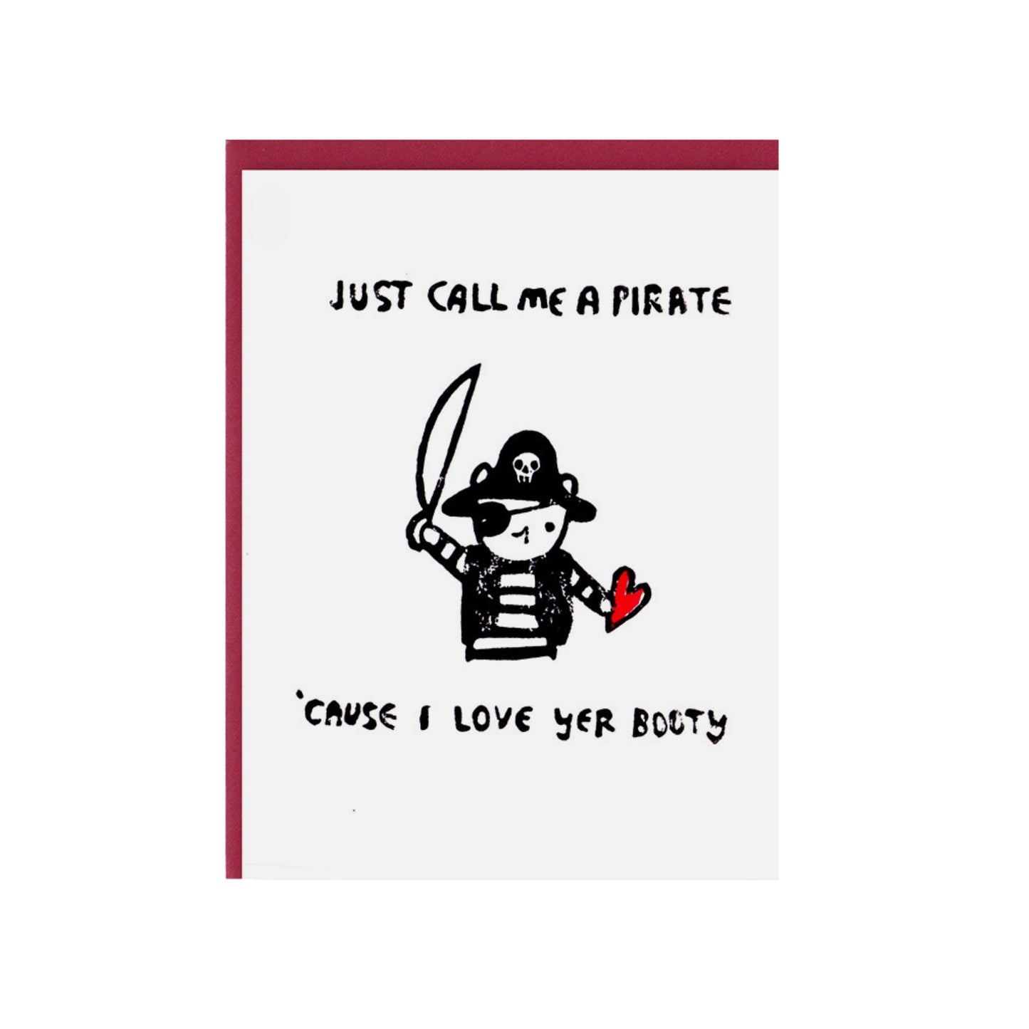 Pirate Valentines Card