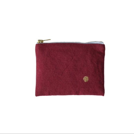 Small Accessories Pouch - Cherry