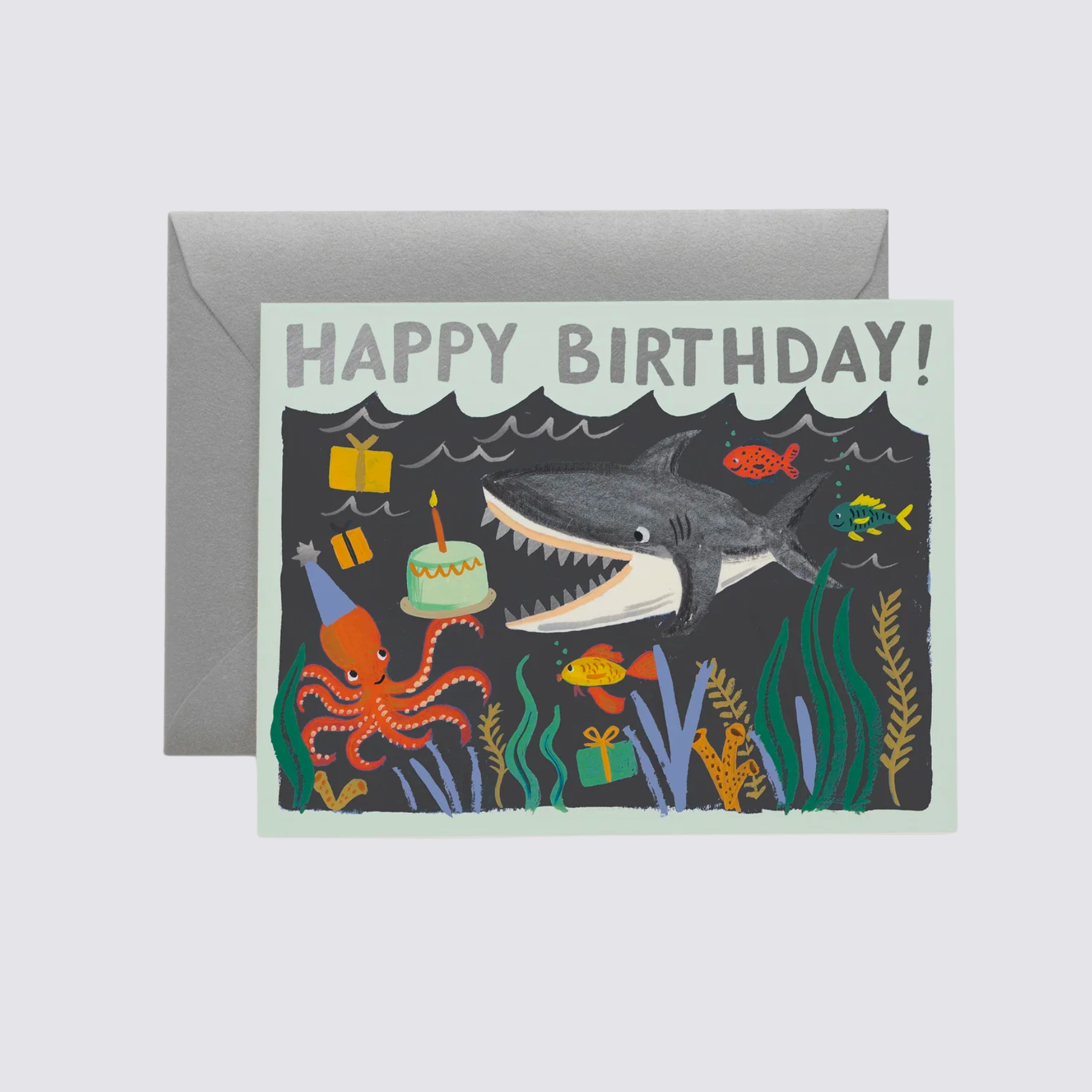 Shark Birthday Card