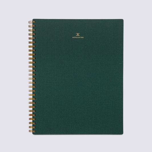 Notebook in Hunter Green - B5