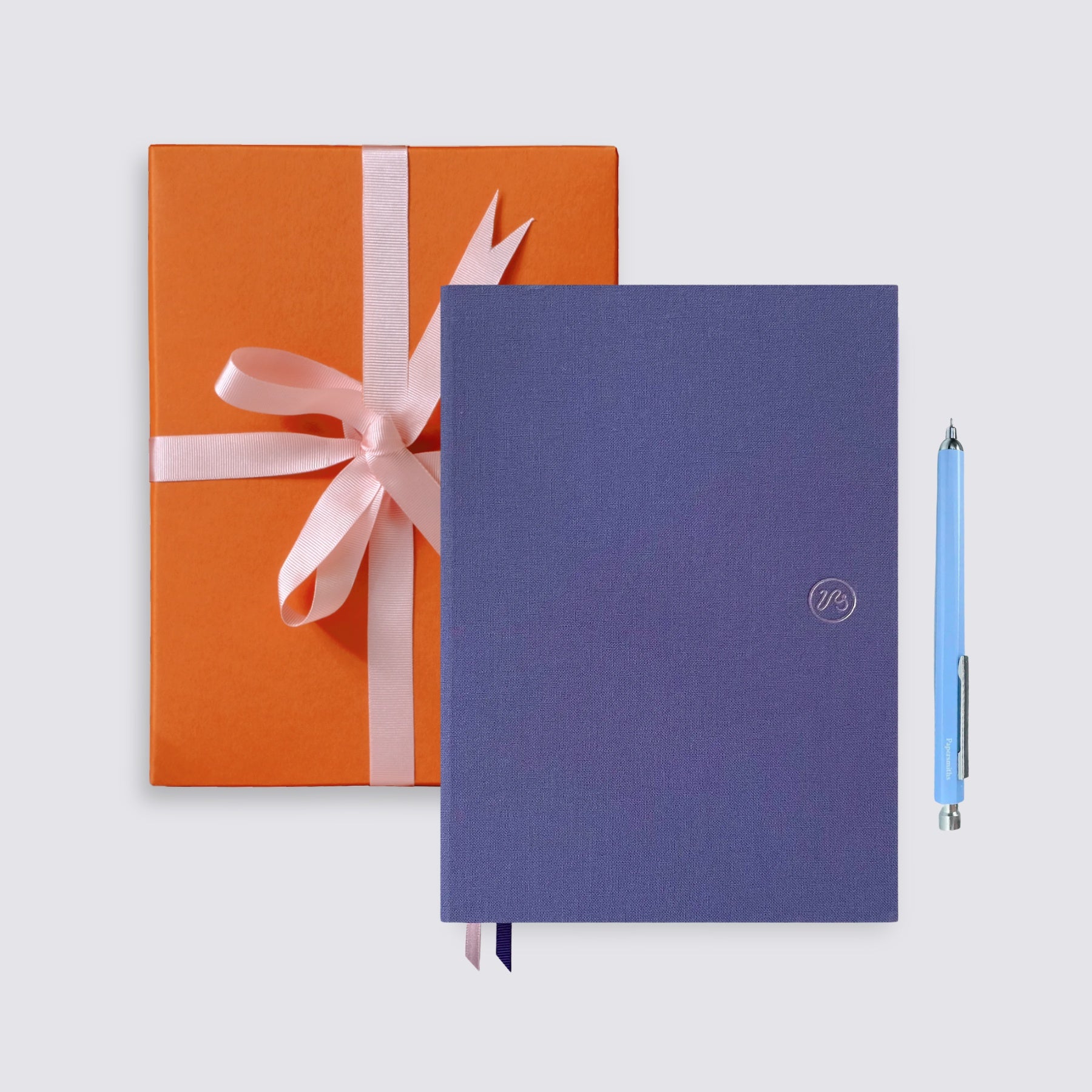 Wisteria Purple Notebook & Primo Pen Duo - Ballpoint